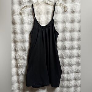 Black Sleeveless Jumpsuit Romper with Adjustable Straps